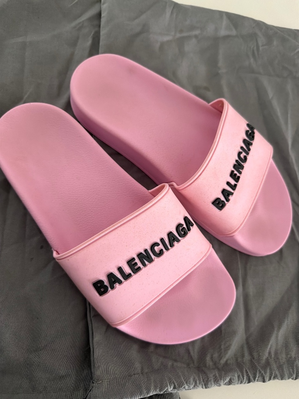 Balenciaga Logo Sport Slide SIZE 6 (Women) Pink, Nordstrom